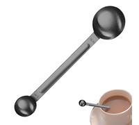 TAOLE Cuillère Doseuse Café, 2 Pièces Acier Inoxydable Double Tête 5 ML 15 ML 2 en 1 Cuillère Doseur Cuillere Cuillère À Mesurer Le Café Colorée pour Sac Lait en Poudre Café Et Grains