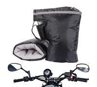 TAOLE Manchon Accessoires Velo | Velo Hiver Thermique | Universelle Polaire Gants De Guidon Hiver Impeméable Réfléchissant Mitaines pour VTT Vélo Electrique Trottinette ATV Motos Motoneiges
