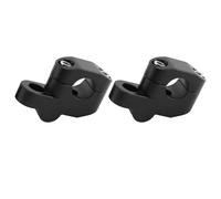 TAOMYDS Pince Rehaussement Guidon Moto 22 Mm 25 Mm 28 Mm Universel Guidon Risers Extension Arrière Déplacé Riser Pontets Guidon De Moto(Black,28mm)