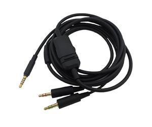 Taoricen Câble audio Compatible avec Beyerdynamic MMX300 2nd Gen Écouteurs, Cordon de 3.5mm avec Contrôle du Volume, 2,5 Mètres (Version informatique)