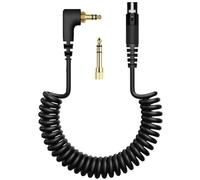 Taoricen Câble audio de rechange pour Pioneer DJ HDJ-X10, Câble spiralé rétractable Casque de jeu Câble de connexion (3m)