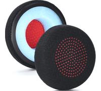 Taoricen Coussinets de Rechange pour Plantronics Poly Savi 7300 7310 7320 7410 Office, Cuir protéiné/Maille Football Casque Oreillettes de Rechange Accessoires (Maille de Football)