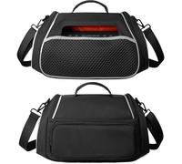 Taoricen Étui de Transport pour Soundcore Boom 2 Plus Housse EVA Imperméable avec Bandoulière Noir