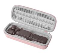 Taoricen Housse de Protection avec Dragonne pour DJI Osmo Pocket 4, Étui de Rangement Portable Boîtier Rigide Accessoires Photo (Rose)