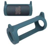 Taoricen Housse en Silicone pour JBL Grip Haut-Parleur, Résistant aux Chocs Extérieur Étui de Protection avec Bandoulière + Mousqueton (Bleu)