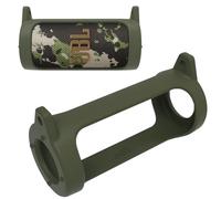 Taoricen Housse en Silicone pour JBL Grip Haut-Parleur, Résistant aux Chocs Extérieur Étui de Protection avec Bandoulière + Mousqueton (Vert)