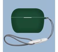 Taoricen Housse en Silicone pour Sennheiser ACCENTUM Clip, Couverture intégrale Anti-poussière Étui de Protection avec Crochet + Lanière (Vert)