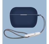 Taoricen Housse en Silicone pour Sennheiser ACCENTUM Clip, Couverture intégrale Anti-poussière Étui de Protection avec Crochet + Lanière (Bleu)