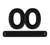 Taoricen Housse en Silicone pour Sony INZONE H9 II, Étui de Protection pour Oreillettes + Coussin de Bandeau (Noir)