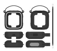 Taoricen Housse en Silicone pour Soundcore Boom GO 3i, Résistante à poussière Souple Étui de Protection avec Dragonne (Noir)