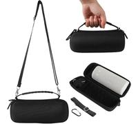 Taoricen Portatif Housse de Protection pour JBL Grip Haut-Parleur, Extérieur Sacs à Main avec Bandoulière et Crochet (Noir)