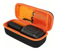 Taoricen Sac de Protection pour JBL KMC600 KMC500, Extérieur Portable EVA Housse de Rangement, Microphone Anti-poussière Organiseur (Orange)