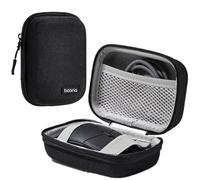 Taoricen Sacoche Housse de Protection Compatible avec Logi.Tech GPW4 / G705 G703 G309 G304 G102 / M750 M650 / Anywhere 3S 2S Souris, Anti-Chute Coque Dure (Noir)