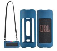 Taoricen Silicone Housse de Protection pour JBL Grip avec Mousqueton et Bandoulière (Blau)