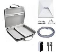 Taotalhomy Starlink Boîte de rangement pour mini routeur, EVA, plusieurs compartiments, mousse absorbant les chocs, 330 x 295 x 88 mm, pour récepteur satellite de voyage
