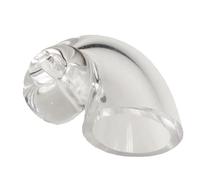 Taoxekoro 1 maison à crabe en verre transparent pour ermite, crabe, décoration d'aquarium en spirale, fournitures décoratives