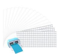 TAOYIO 18 Feuilles de Vinyle Adhésif 14 X 30,5cm, Vinyle Adhésif Permanent pour Cri-cut Joy, pour Silhouette Cameo, Cadeaux de Bricolage, Mug, Verre, Panneaux