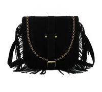 Taoyoule Bolso Con borlas esmeriladas, bolso de sillín Retro Para Mujer, bolso de hombro Tipo bandolera a la Moda, bolsos de mensajero Para Mujer