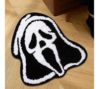 TAOZHIYAO Tapis de Sol Halloween Fright Night Scream Horror, Ghostface Tapis tufté Fait à la Main antidérapant Tapis Lavable, Tapis de Sol en Laine d'agneau pour la décoration intérieure.