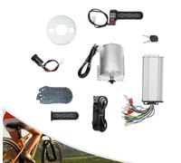Taozhiyy Kit de conversion pour vélo 3000 W, moteur à courant continu Brushless 48-72 V, pour vélo électrique, kart, kit de conversion avec moteur, contrôleur, chaîne et clapet papillon à pédale