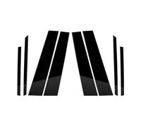 TaoZong Autocollant de Colonne BC pour BMW X3 F25 2011 2012 2013 2014 2015 2016 2017 8 Pcs,Garniture de Couverture de Porte de Fenêtre Accessoires de Porte de Voiture,A-Bright Black Style