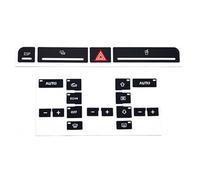 TaoZong Autocollants De Commutateur De Climatisation pour Audi A4 B6 B7 2000-2008,Autocollant De RéParation De Bouton De Panneau Radio De Voiture,E