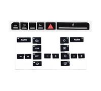 TaoZong Autocollants De Commutateur De Climatisation pour Audi A4 B6 B7 2000-2008,Autocollant De RéParation De Bouton De Panneau Radio De Voiture,D