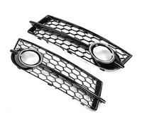 TaoZong Grille Phare Antibrouillard pour Audi TT 8J 2006 2007 2008 2009 2010 2011 2012 2013 2014,Avant Pare-Chocs antibrouillard calandre Auto Pièces extérieures,B-Chrome Black