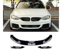 TaoZong Voiture Becquets Avant pour BMW 4 Series F32 F33 M-Tech 2014-2020,Jupe Pare-Chocs Avant Lıp Spoiler Séparateur Protecteur Garniture Accessoires,B-Glossy Black