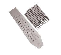 Tap and Die Set - Jewelry Thread Cutting Tool Kit, 14 Taps With Screw Plate, Durable Precision Metal Construction, Compact Design | Watch Repair Accessories Kit, Threading Equipment, Extraction Tool