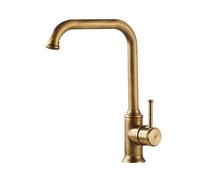 Tap d'évier de cuisine vintage, mélangeur de cuisine à levier à un seul LWX