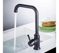 Tap d'évier de cuisine vintage, mélangeur de cuisine à levier à un seul LWX