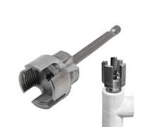 Tap & Die Pipe Threader - Manual Nipple Extractor & Threading Tool | Professional-Grade Kit for Machine Holes, Wires & Hoses - Durable for Backyard, Garden & Farm Use, e 3.3 cm/1.3 pulgadas