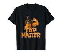 Tap Master Plombier Construction Trades Fût de bière Graphique T-Shirt