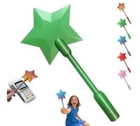 Tap mural imprimé 3D à payer, Magic Wands Porte-carte de paiement sans contact, mur pour carte de crédit Star Wands pour paiement facile et cadeaux amusants (vert)