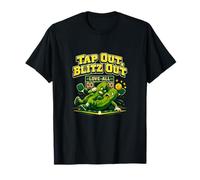 Tap Out, Blitz Out Pickleball Pickleball Retro Sport Pickles T-Shirt