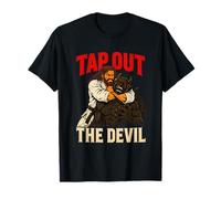 Tap Out The Devil Christian Martial Arts Fighter BJJ T-Shirt