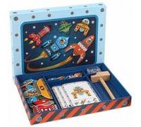 Tap tap space tableau creatif Bleu G