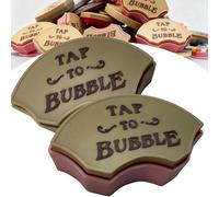 Tap to Bubble - Clicky Fidget Button, Press-Type Fingertip Toy, Satisfying Tactile Click Toy for Stress Relief Tactile Stimulation, Portable Pocket Fidget Gadget for Classroom Home(Mix)