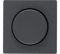 Tapa central con mando rotativo para regulador rotativo, Q.1/Q.3, antracita