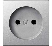 Tapa enchufe 2P elegance Aluminio