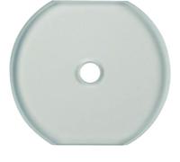 Tapa interm. cristal transp. Serie Glas, blanco polar