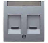 Tapa prot. suc. doble S/B aluminio