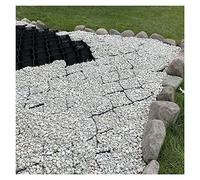 TAPAUVCK Grille géocellulaire en PEHD for Le contrôle de l'érosion des allées et des pentes - 4" de Hauteur, 40 cm x 40 cm, stabilisateur de Gravier(2m x 10m (6.5ft x 33ft) 5cm/2" High)