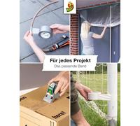 Tape 106-07-Bande Adhésive De Tissu-Pour Réparer,Fixer Et Renforcer-Dimensions : 50mm X 25m-Transparent