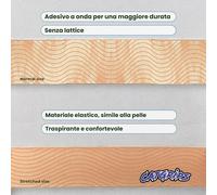 Tape Kinesiology-Catgrips-Premium Rayon Face Tape & Body Tape-Latex Free Kinesiology Tape-Extra Soft,Lightweight & Strong-Sports & Facial Ktape (Beige,1 Pack)