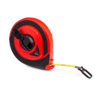 Tape Measure 30 M Heavy Duty Tape Measure Folding Crank Tape Measure Fiberglass Tape Fast Drive Tape Rubber Inserts Non-Slip Abs Plastic Housing