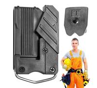 Tape Measure Clip - ABS Tape Measure Holder | Hook Locking Holsțer Quick Release Belt Buckle Design - Lightweight Tool Organizer for Measuring TapeCarrying Workshop Construction