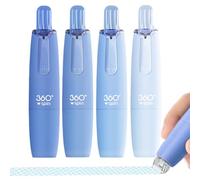 Tape Runner - Papeterie solide double face lisse de 16 pieds, rouleau de ruban adhésif | pour l'artisanat, le journal, l'emballage, l'artisanat, la fabrication de cartes en papier photo, la ferraille