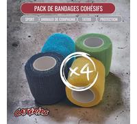 Tape Sports Bandage 5 Cm,Functional Bandage,Elastic Bandage,Finger And Wrist Tape For Crossfit,Weightlifting And Climbing,4 Rolls 5cm X 4.5m.